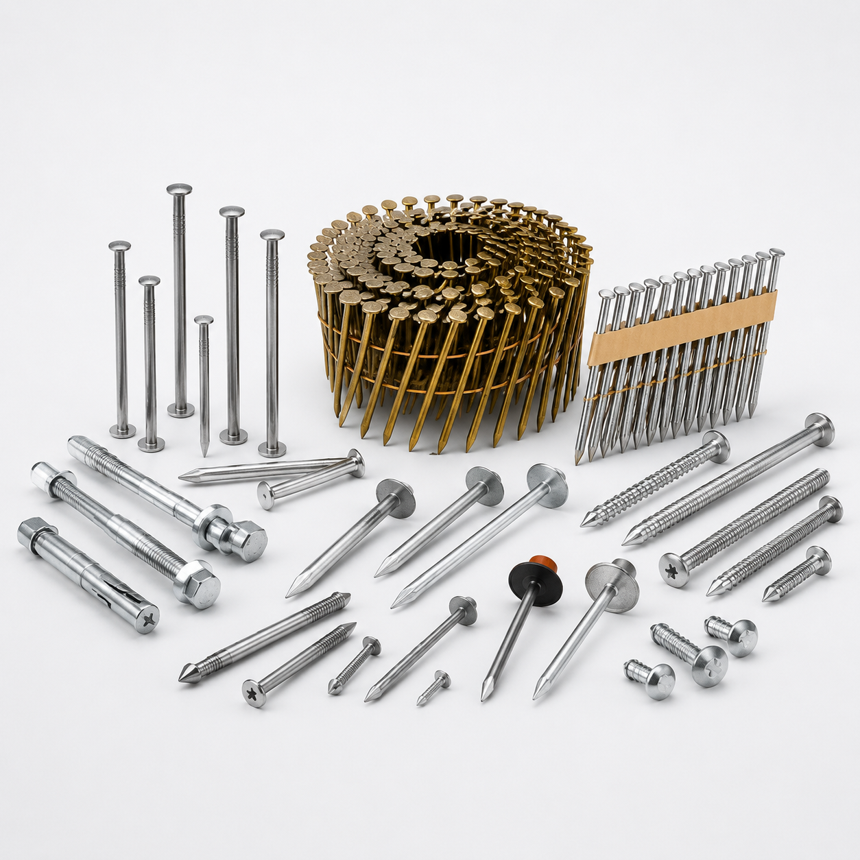 Nails and fasteners