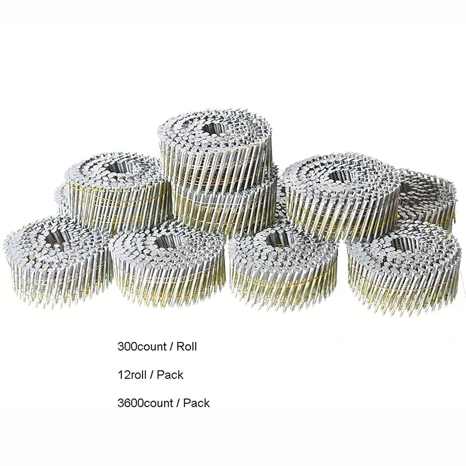 15 Degree Ring Shank Coil Nails