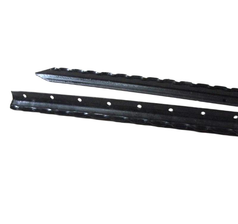 Black Painted Star Picket Y Post