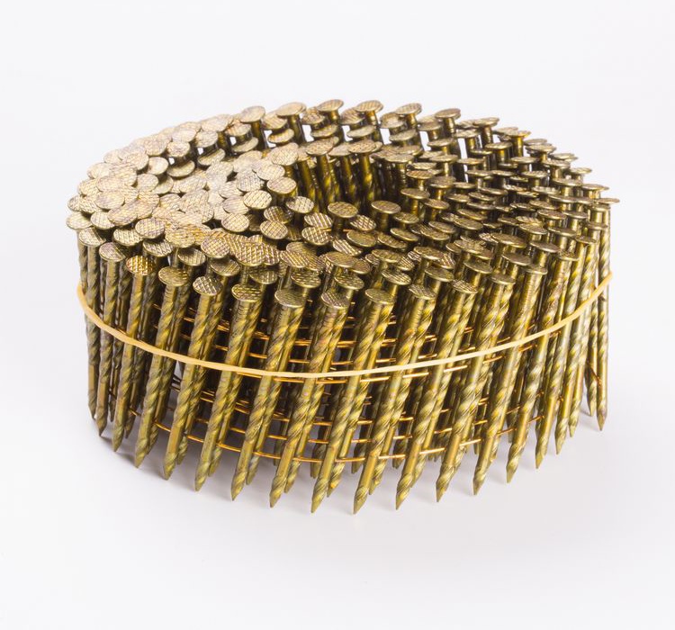 Electro Galvanized Ring Shank Coil Pallet Nails thumbnail 2